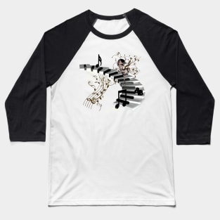 Dancing on a piano Baseball T-Shirt